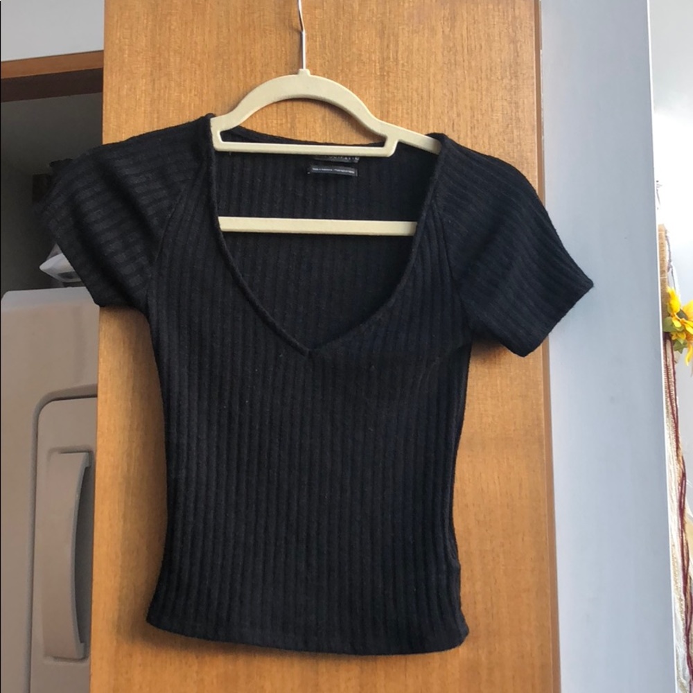 Urban outfitter black crop top